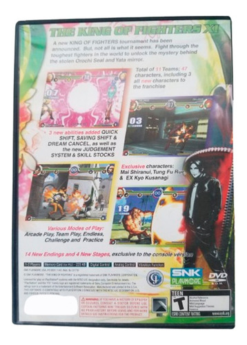 The King Of Fighters Xi Para Ps2 Formato Fisico (Usado)