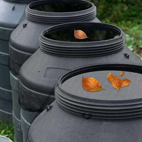 Cubierta De Malla De 3 Piezas Para Barril De Lluvia, Cubo De