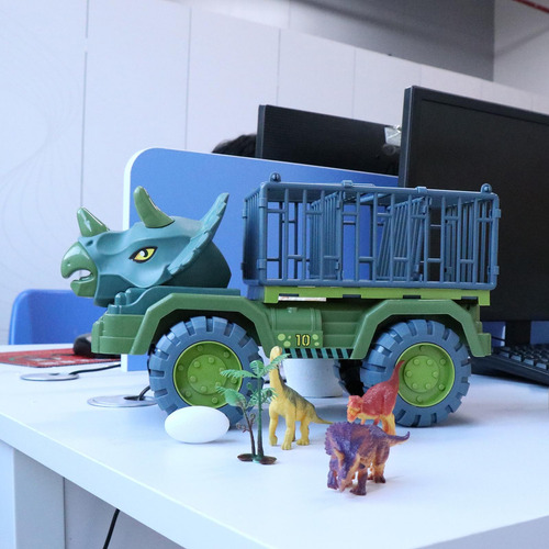 2x Dinosaurios Transport Trunk Cars Juguetes