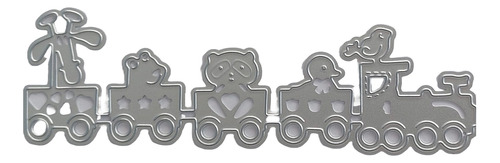 Scrapbooking Troquel Tren Con Animalitos Baby