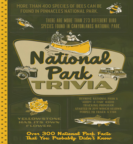 National Park Trivia Softcover Bk, De Willow Creek Press. Editorial Willow Creek, Tapa Blanda En Inglés, 2023