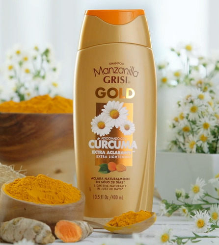 Shampoo Grisi Manzanilla Gold Extra Aclarante 400ml
