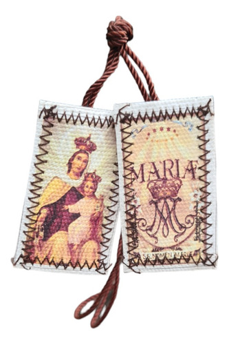 Escapularios Virgen Del Carmen 100 Piezas 2.5x4cm