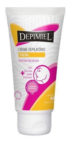 Creme Depilatório Facial Aloe Vera + Vitamina-e Depimiel 40g