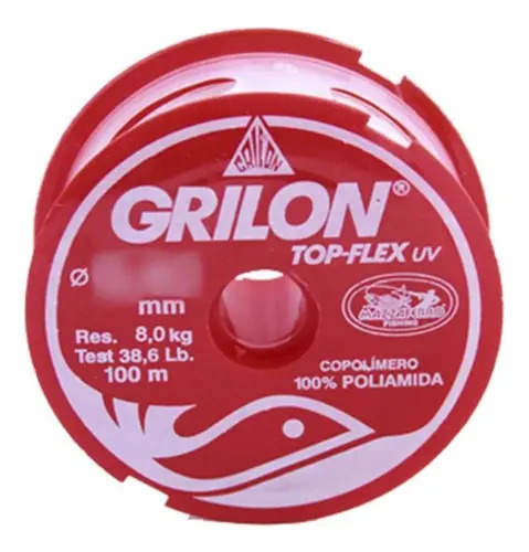 Linha Pesca Grilon Uv Br 0,60mmx100m