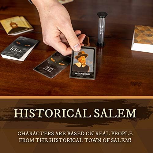 Juego De Mesa Salem 1692 - Juego De Caza De Brujas Para Amig