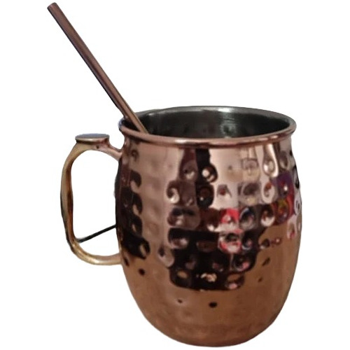 Moscow Mule Taza De Cobre 18 Onzas + Pajita 