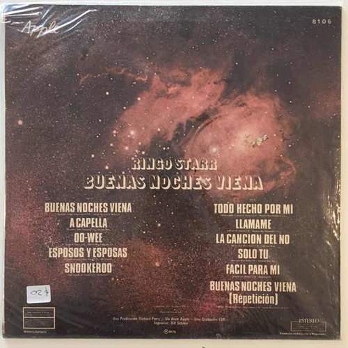 Ringo Starr Buenas Noches Viena Disco Vinilo Lp Beatles | MercadoLibre Ringo Starr Buenas Noches Viena Disco Vinilo Lp Beatles | MercadoLibre