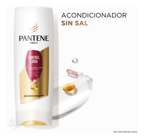 Acondicionador Pantene Pro-v Control Caída, 700 Ml
