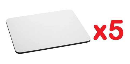 Imagen 7 de 9 de Mousepad Para Sublimar Sublimación Cuadrado 5 Pack Con Envío