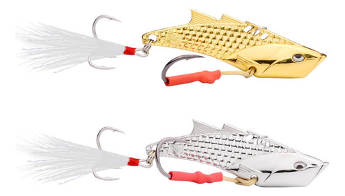 * Iscas (s) Señuelos De Pesca Metal Vib Hard Spinner Blade