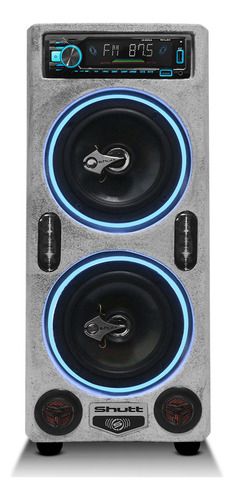 Caixa Som Bob Amplificada Residencial Shutt 520w Player Bt