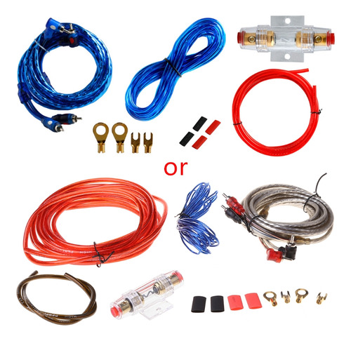 Kit De Fusibles De Cable Y Amplificador De Subwoofer Para Co