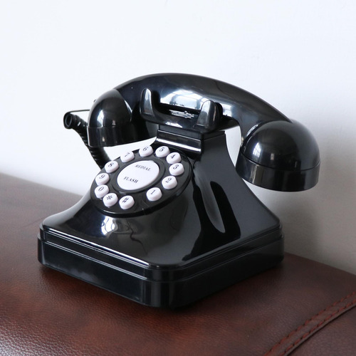 Teléfono De Marcación Giratoria, Decoración Especial Para