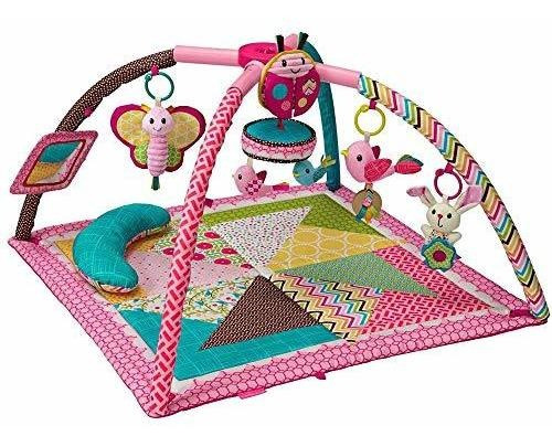 Infantino Go Gaga Deluxe Twist And Fold Activity Gym - Pink