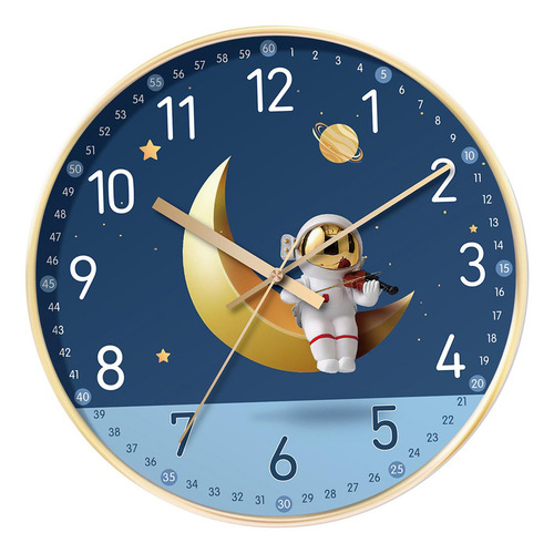 T Reloj De Pared De, Reloj Analógico De Dibujos Animados De