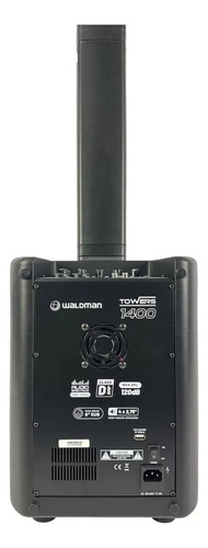 Caixa De Som Ativa 700w Waldman Bluetooth Bateria