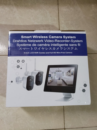 Sistema Monitor Y 2 Cámaras Inteligentes Inalámbricas Wifi
