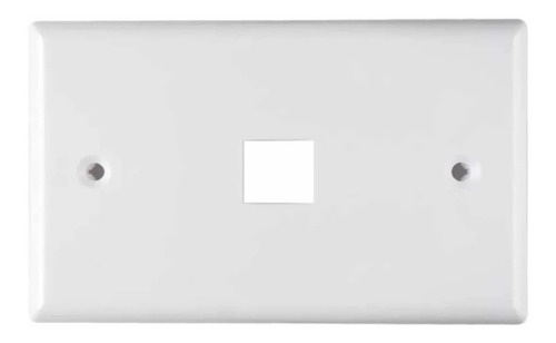  Faceplate 1 Toma Blanco Wireplus 