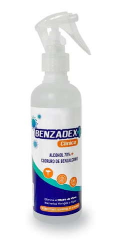 Alcohol 70%+cloruro Benzalconio Spray 120ccl Benzadex