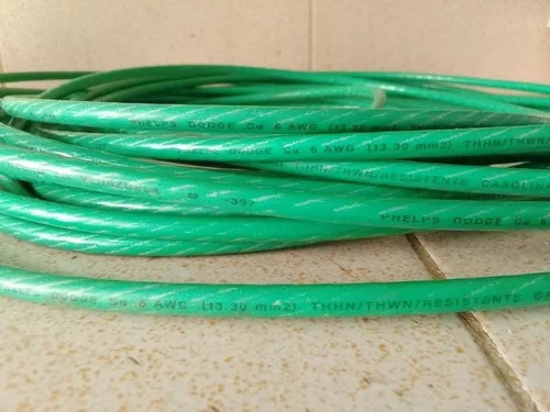 Cable Cal 4 Awg Marca Phelps Dodge International 16 Mt Verd