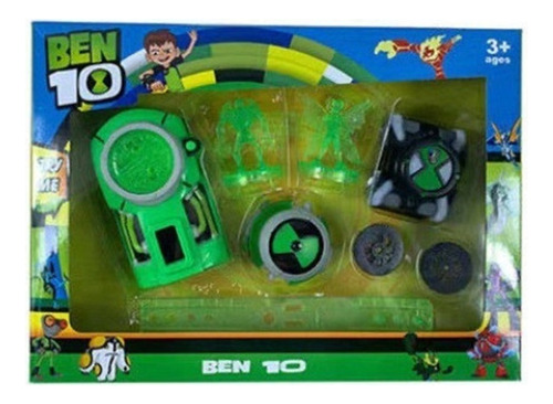 Set De Relojes De Juguete Ben10 Proyección + Sonido