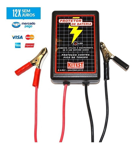 Protetor De Bateria 12v Kitest-ka062