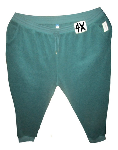 Pantalon Pants Verde Afelpado Talla 4x / 5x (48/50) Old Navy