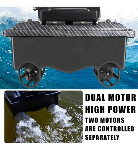 Barco De Cebo Rc Con Gps Y Doble Motor Control Remoto Hast Color Barco De Cebo Rc Con Gps Y Doble Motor Control Remoto Hast Color