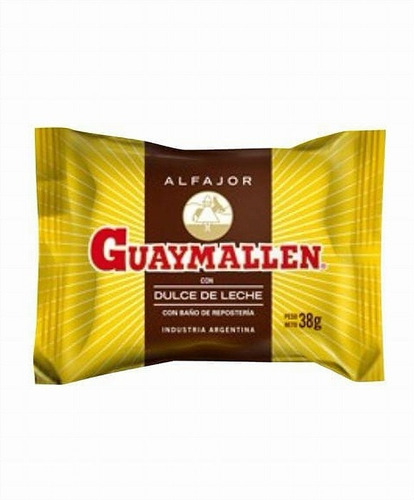 Guaymallen Alfajor Caja X 40u X 38 Gr