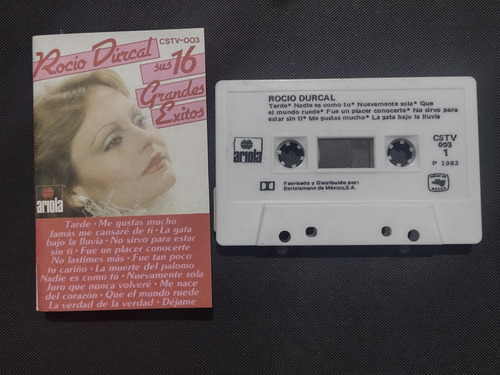 Rocío Durcal Sus 16 Grandes Exitos Cassette 