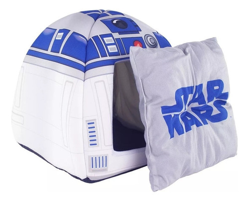 Cama Igloo Cucha Para Perro Gato Star Wars Color Blanco Diseño Star Wars R2-d2