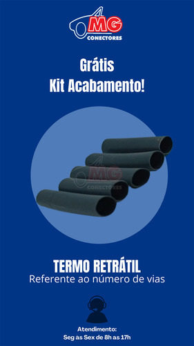 Soquete Plug Conector Para Sensor De Fase Linea