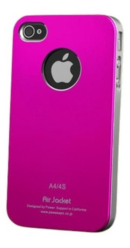 Elegante Carcasa Color Rosado Compatible Con iPhone 4