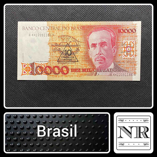 Brasil - 10000 Cruzados / 10 Cr. Novo - Año 1990 - P #218