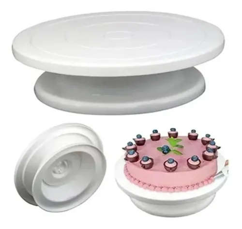 comprar Plato Base Giratoria Para Diseñar Torta 28 Cm De Diametro Xl