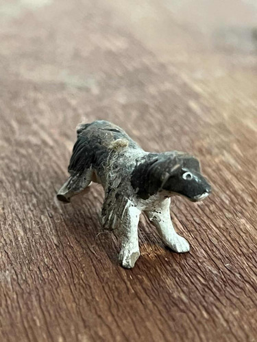 Lote Antiguo Figuras Miniatura Animales Barro (Usado)