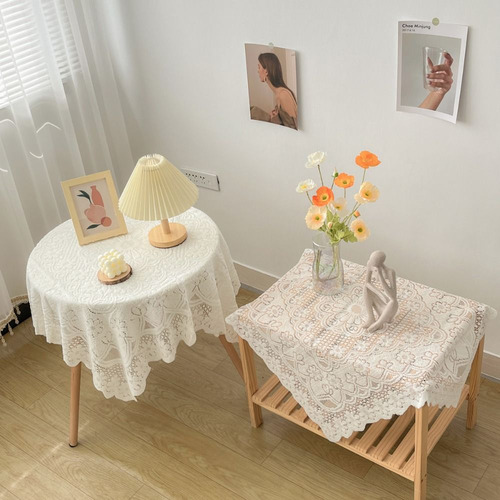 Toalha De Mesa De Chá Quadrada Toalha De Mesa De Cor Sólida