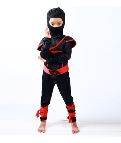 Disfraz De Ninja Para Niños, Traje De Anime Para Halloween, Guerrero Japonés, Mj , Fiesta De Disfraz