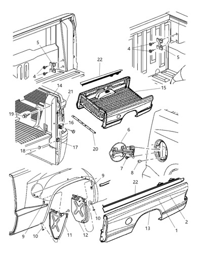 Barrero Trasero Izquierdo Jeep Regade 2008/11 Part55112575aa