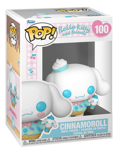 Cinnamoroll Ice Cream #100 Hello Kitty & Friends Funko Pop