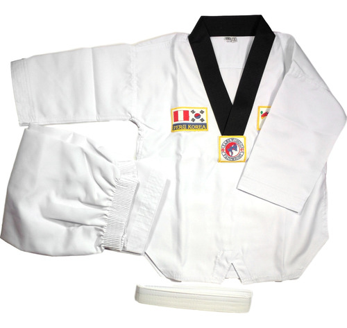 Tae Kwon Do Tkd Niños Conjunto Completo Drill - Blanco