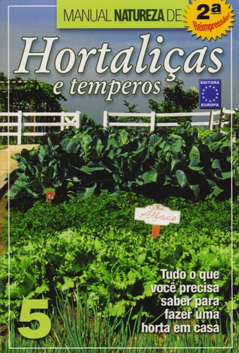 Manual Natureza De Hortaliças E Temperos-vol.5