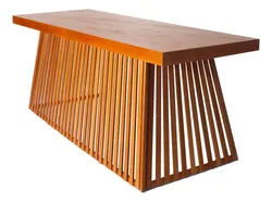 Mesa Ripada em Madeira Mesa para Casamento Festas Decoração Mel