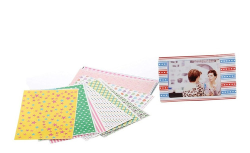 Sticker Marco Decorado Para Fotos Instax Mini Pack X20