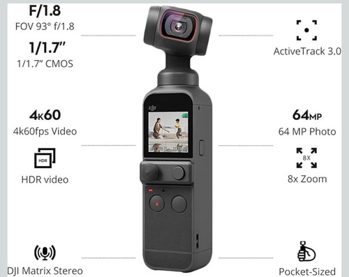 Osmo Pocket 2 Creator Combo 4k Negro (Usado)
