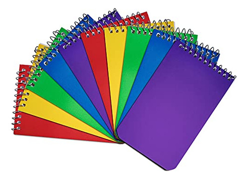 Memo Books, Wirebound Top Spiral Memo Pads 3x5 Inch,...