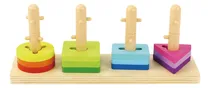 Comprar Bloques Geométricos De Encastre Apilables Didácticos P\u002Fniños