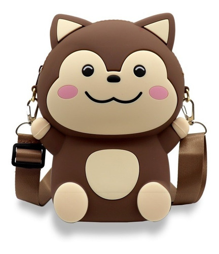 Imagen 1 de 5 de Bolso Silicona De Moda Estilo Coreano Con Correa