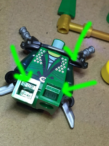 Lego Ninjago Lloyd Zx Minifigura 1 Lloyd Zx Ninja Verde (Usado)